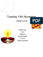 Stannington Theme Day Diwali Lunch