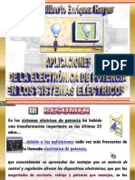 Aplicaciones de la electrónica de potencia en sistemas eléctricos