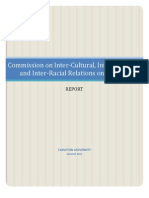 Carleton University's Commission On Inter-Cultural, Inter-Religious and Inter-Racial Relations On Campus Report - August 2012