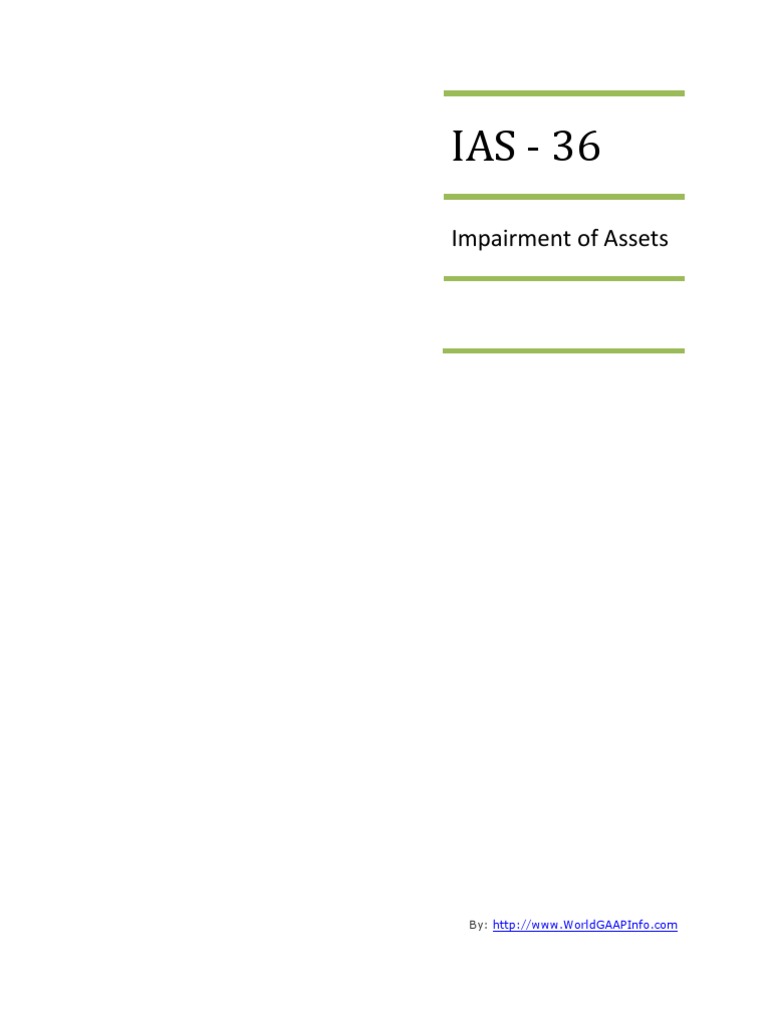 IAS 36: Impairment of Intangible Assets | PDF | Goodwill (Accounting ...