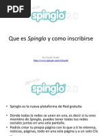 Que Es Spinglo y Como Inscribirse