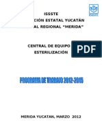 Programa de Trabajo de Ceye 2012-2015 ISSSTE