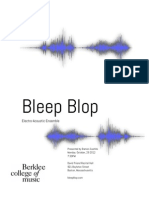 Bleep Blop's Oct. 29 Program