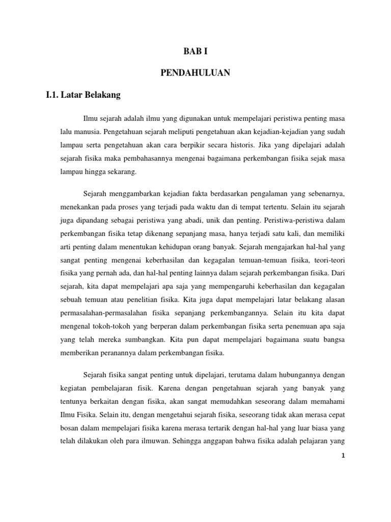 Makalah Sejarah Fisika Abad 19