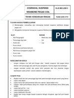 Job Sheet Suspensi Wishbone Pegas Coil