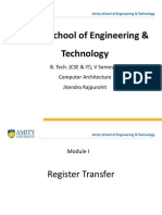 Amity School of Engineering & Technology: B. Tech. (CSE & IT), V Semester Computer Architecture Jitendra Rajpurohit