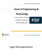 Amity School of Engineering & Technology: B. Tech. (CSE), V Semester Computer Architecture Jitendra Rajpurohit