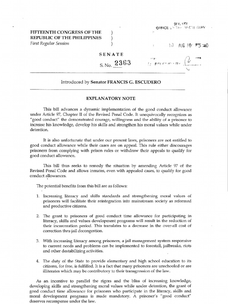 Differentiate the old and new good conduct time allowance picture