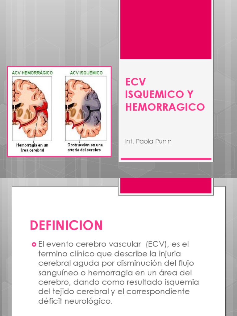Clasificación y Manejo del ECV | PDF | Hipertensión | Enfermedades ...