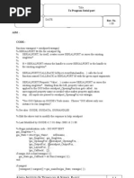 Subject: Embedded System: To Program Serial Port