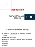 Customer Focused Selling