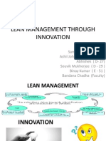 Lean Management Through Innovation