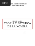 Teoria y Estetica de La Novela -Mijail Bajtin (Libro Completo)