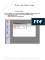 MikroTik Jako Router Bezprzewodowy