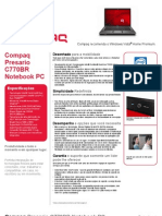 Compaq Presario C770BR Notebook