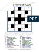 Cross Number Puzzle 090102