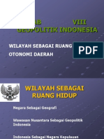 BAB VIII Geopolitik Indonesia Wawasan Nusantara