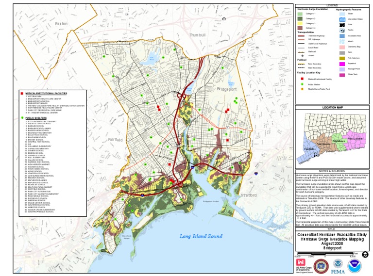 Bridgeport Flood Zone Map