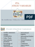 Fta Key Strategic Variables