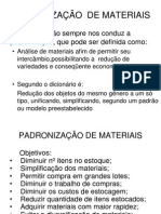 Padronização, Normalização, Codificação e Classificação de Materiais 230808