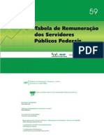 Tabela de Remuneração Dos Servidores Publicos Federais - ANP e Etc
