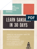 Learn Sanskrit in 30 Days (Incomplete)