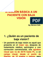 Atencion Basica A Un Paciente Con Baja Vision