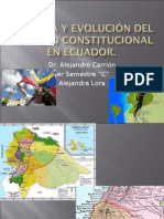 Historia y Evolución Del Derecho Constitucional en Ecuador