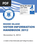 Voter Information Handbook 2012