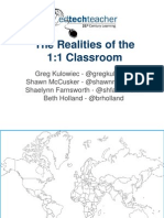 Webinar - Realities of 1-1 Classroom