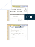 Teoria Do Produtor