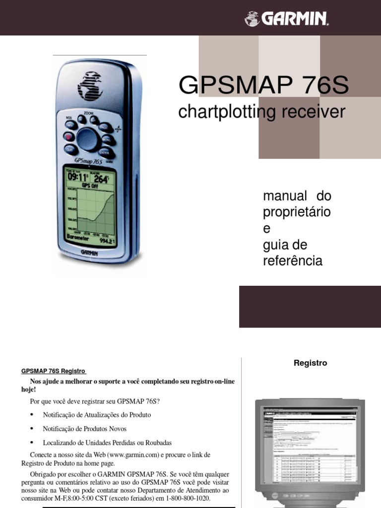 Manual Gps Garmin 76 | PDF | Sistema de Posicionamento Global (GPS ...