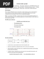 Advance Java Notes For B.C.a (2012) Unit III, IV, V.