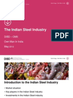 The Indian Steel Industry 2012