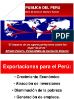 Exportaciones para El Perú