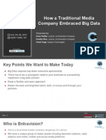 How A Media Company Embraced Big Data - Impetus & Entravision @strata Conference 2012