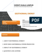 Geothermal Energy