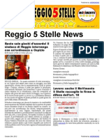 Reggio 5 Stelle News 24-Oct-2012