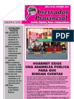 Observador Provincial - Octubre 2012