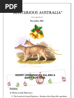 Mysterious Australia Newsletter - December 2011