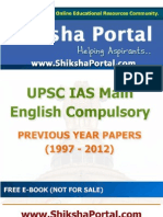 E Book IAS Main English Compulsory Papers Year 1997 2012