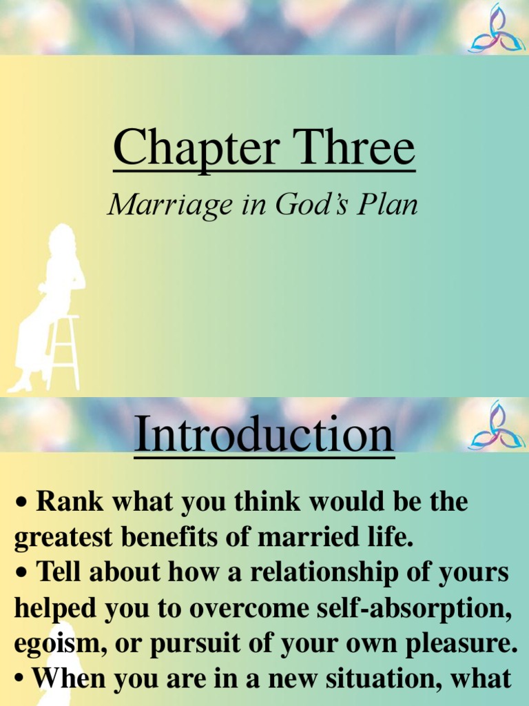 CH 3 - Marriage in God's Plan | PDF | Chastity | Marriage