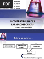 Incompatibilidades farmacotécnicas final