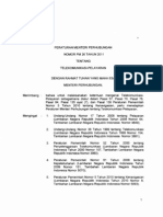 PM 26 Tahun 2011 Tentang Telekomunikasi Pelayaran