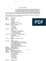 Clinical Trial Database (STAT)