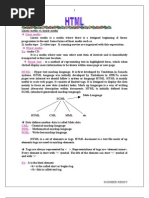 HTML Notes