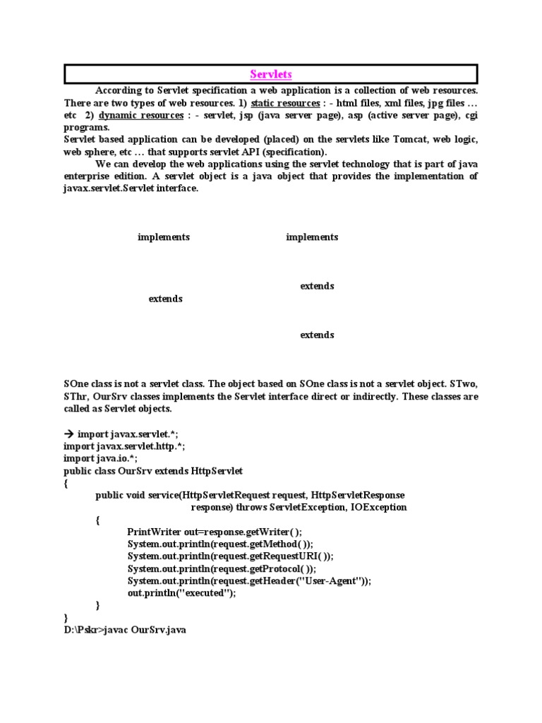 Servlets & JSP | PDF | Java Servlet | Java Server Pages