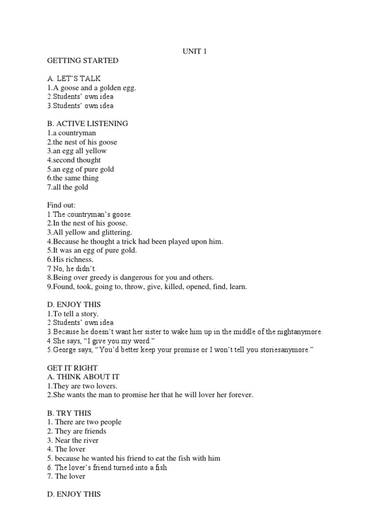 Kunci Jawaban Look Ahead 3 Guru Galeri