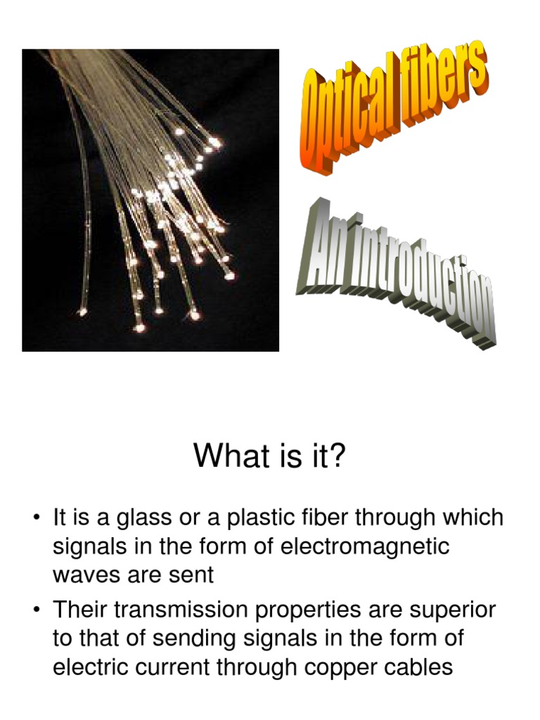 Optical Fibers Optical Fiber Refractive Index