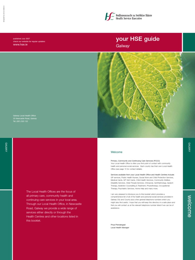 Galway HSE Guide PDF Vaccines Palliative Care